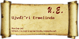 Ujvári Ermelinda névjegykártya